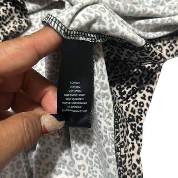 Way Dede x Emily Cheetah Animal Print Midi Dress Women Medium Side Slit - Picture 6 of 9